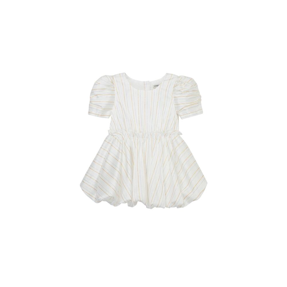 Habitual Kids Stripe Puff Sleeve Bubble Dress